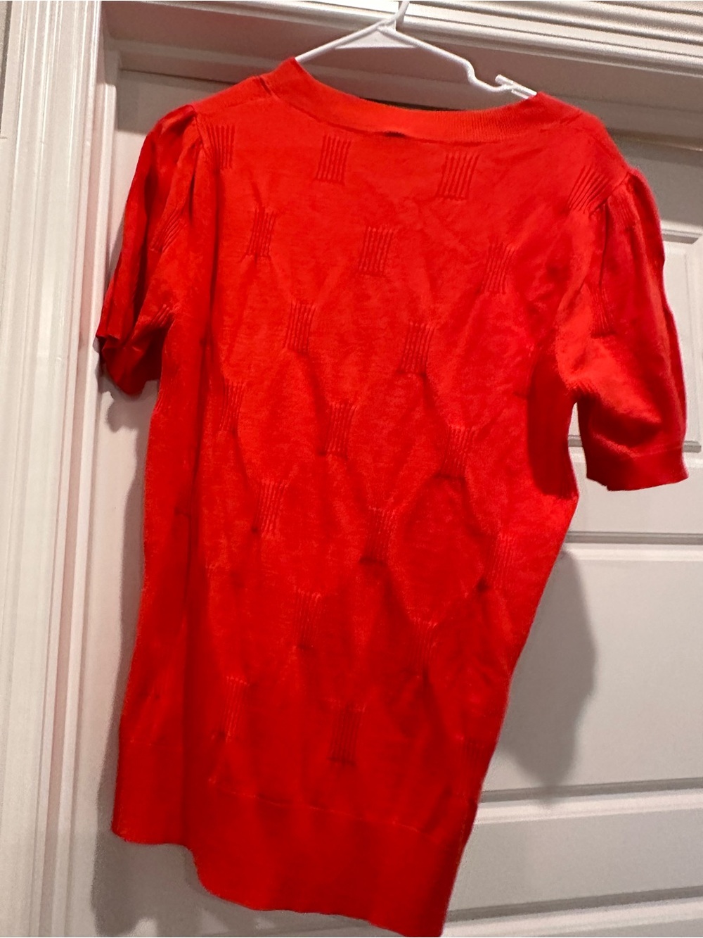 OrangeWomen's Short-Sleeve Knit Top